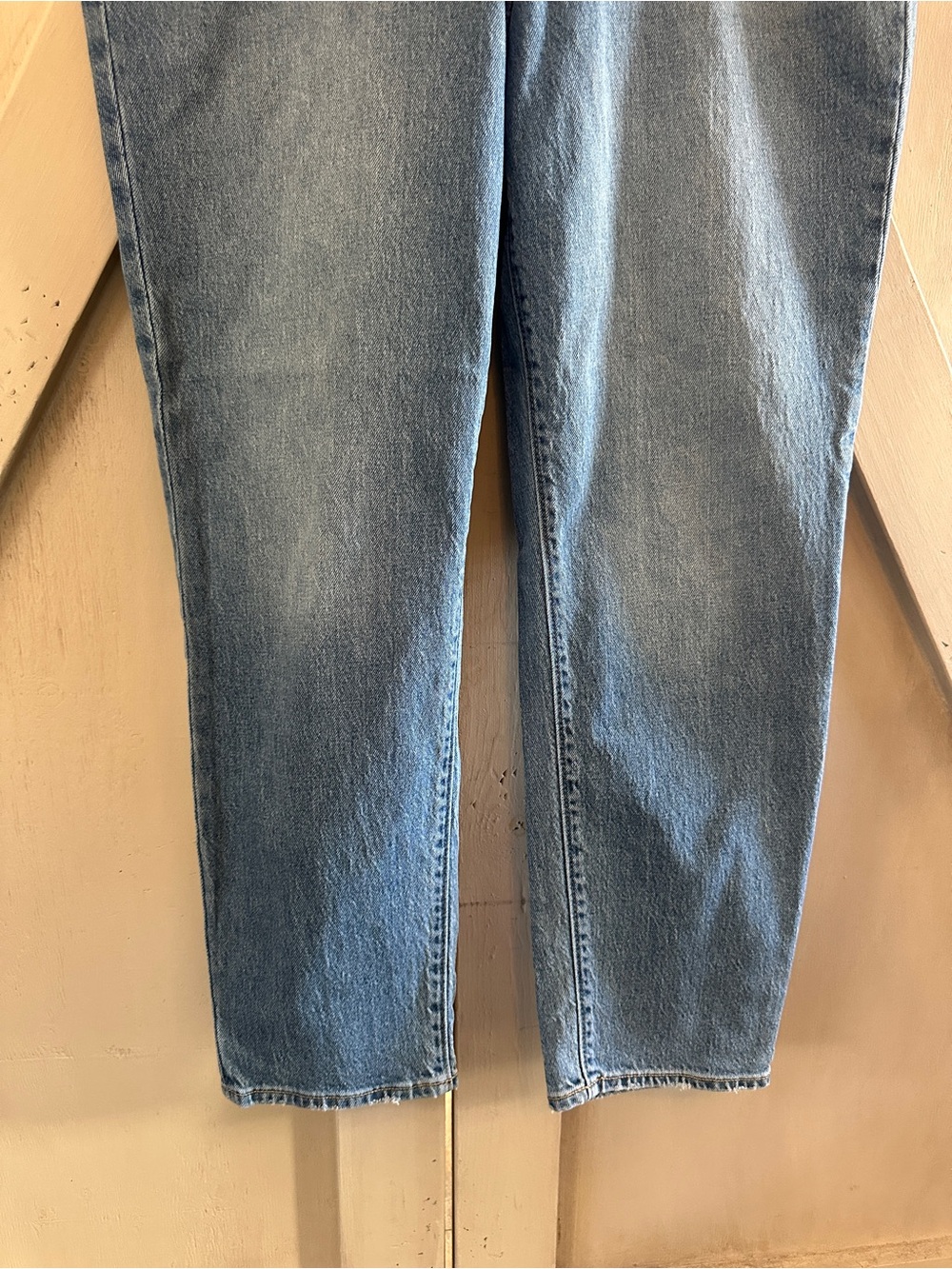 Old Navy OG Straight Jeans Women’s 12 High Rise Medium Wash Denim Ankle - Picture 4 of 7